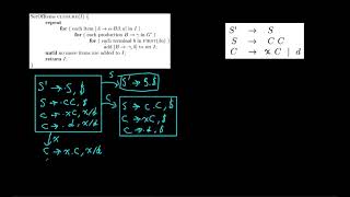 LR, CLR, LR(1) parsing example