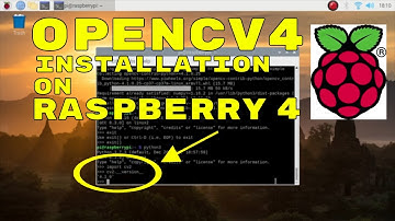 HOW TO INSTALL OPENCV4 ON RASPBERRY PI 4 - Guide based on PYIMAGESEARCH website.