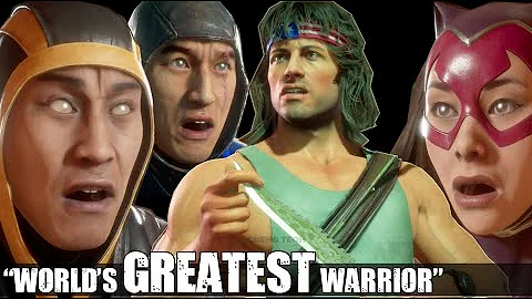 Everyone Giving Respect to Rambo & What Mission is Rambo On in Mortal Kombat 11