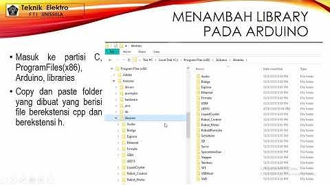 Membuat Library pada Arduino