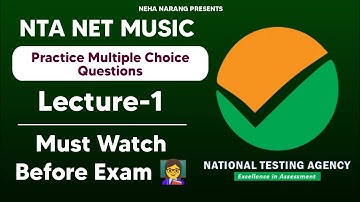 Nta Net Music || Multiple Choice Questions || Lecture -1 || Ugc Net ||