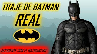 TRAJE DE BATMAN REAL !!!! batman suit accesorios parte 1 - Carlos Te -  Banggood - YouTube