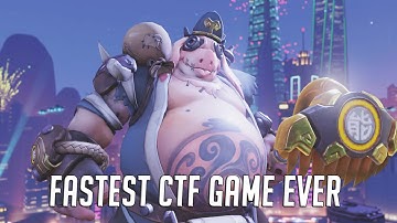 Overwatch CTF with Roadhog - Fastest Game Ever!
