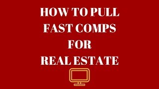 HOW TO PULL FAST COMPS ( KALEB HAMMERSLEY REAL ESTATE INVESTING)