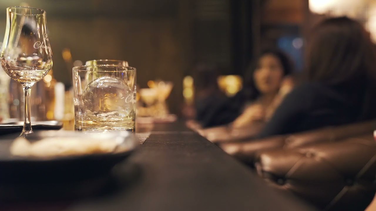 INTRO friends at bar background stock free video 4K - YouTube