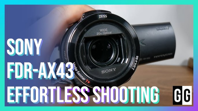 Videocamara Handycam Sony FDR-AX40/BC E23 4K Negra