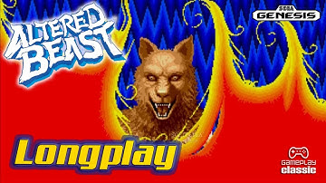 ALTERED BEAST - MEGA DRIVE - ( Longplay ) - Hardest Difficulty - [ No damage ] - SEGA