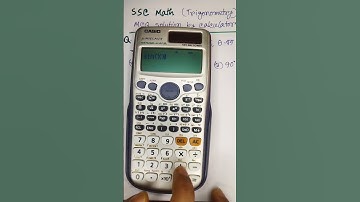 SSC Math Trigonometry Mcq Solution by Calculator । #math #highschoolmath #ssc #mathtrick