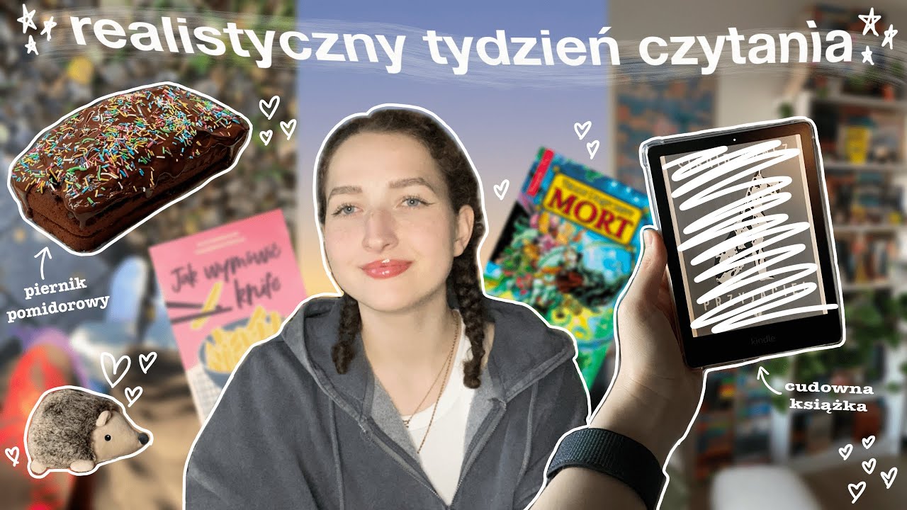 REALISTYCZNY TYDZIEŃ CZYTANIA #1 📚🍅 | kończę zaczęte książki, piernik pomidorowy, zmiany w legimi