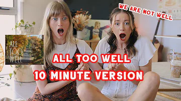 Reaction: ALL TOO WELL (10 Minute Version) (Taylor's Version)