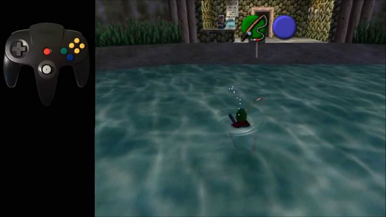 OoT Stealing the fishing rod YouTube