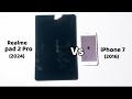 Realme Pad 2 pro 5G Vs iPhone 7 🤯#Speed test 🤔#viral #trending #review