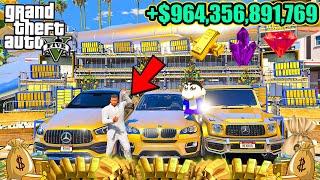 Franklin & Shinchan LUCKY BILLIONAIRE BUY CAR FOR Showroom In GTA5 (PART - 2)