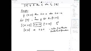 CS2700 Programming and Data Structures | Lec 5 | Proof rules for alternative statements