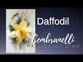 Daffodil - Watercolor/Aquarela Demo (WITH AUDIO)