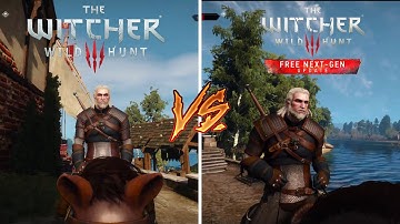 The Witcher 3 Original vs Next Gen Update - Graphics & Details SBS Comparison