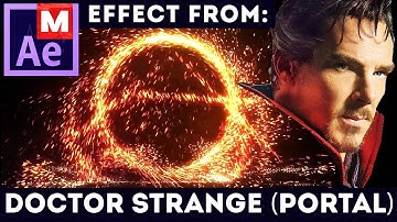 Portal - Doctor Strange (Advanced) Trapcode Particular: After Effects Tutorial