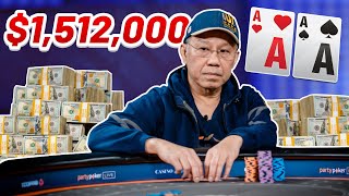 Paul Phua Runs like a GOD and WINS $1,512,000!