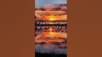 سورة الشورى من آية 24 إلى آية 26 بصوت الشيخ ياسر الدوسري♥♥