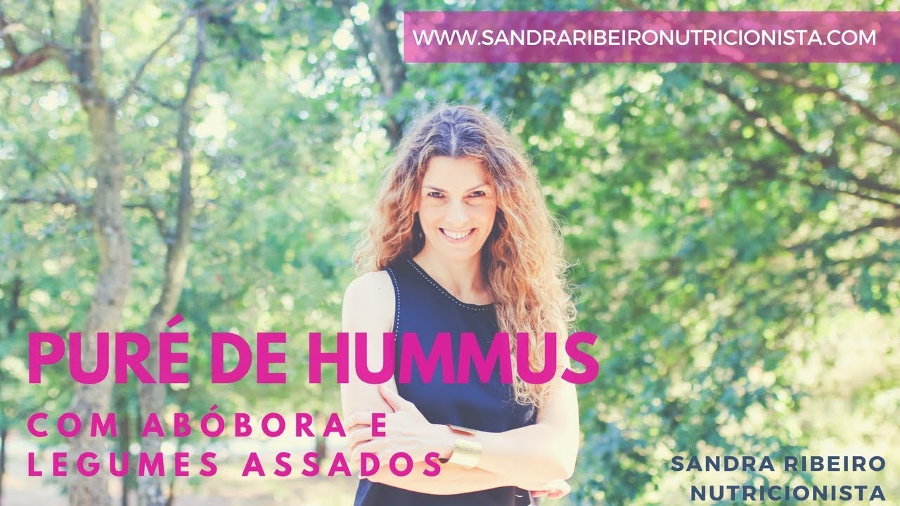 Puré de Hummus com Abóbora e Legumes Assados