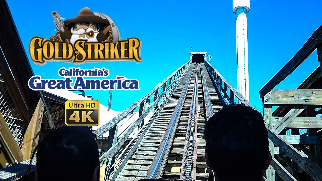 2022 Gold Striker Roller Coaster On Ride 4K POV California s Great 2022-gold-striker-roller-coaster-on-ride-4k-pov-california-s-great