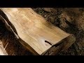 DIY Wood Slabs for Epoxy Projects - Alaskan mill with a chainsaw used to cut my own wood and slabs