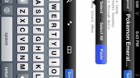 How to add cheats on GPSphone