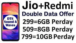 Jio Double Data Offer || 398 में 280GB || Redmi Note 7 and 7 Pro ||