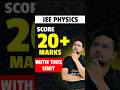 JEE Physics Modern Physics se 20 Marks 😱 | JEE Mains 2026 #jee #iitjee #physics #jeephysics #jeemain