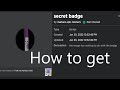 How to Get &quot;secret badge&quot; on Find the Markers (Roblox)