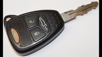 Chrysler Aspen / Dodge Nitro Key Fob Battery Replacement - EASY DIY