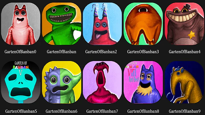 Garten of Banban 0,1,2,3,4,5,6,7,8,9 All BOSSES New Update,Garten of Banban 9 Mobile Full Gameplay