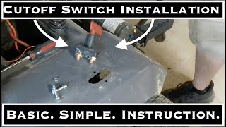 Battery Cutoff Switch Installation - Simple Instruction.