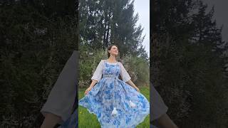 Mein neues handgenähtes Tellerkleid Sarafan