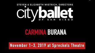 Carl Orff, Carmina Burana City Ballet Promo