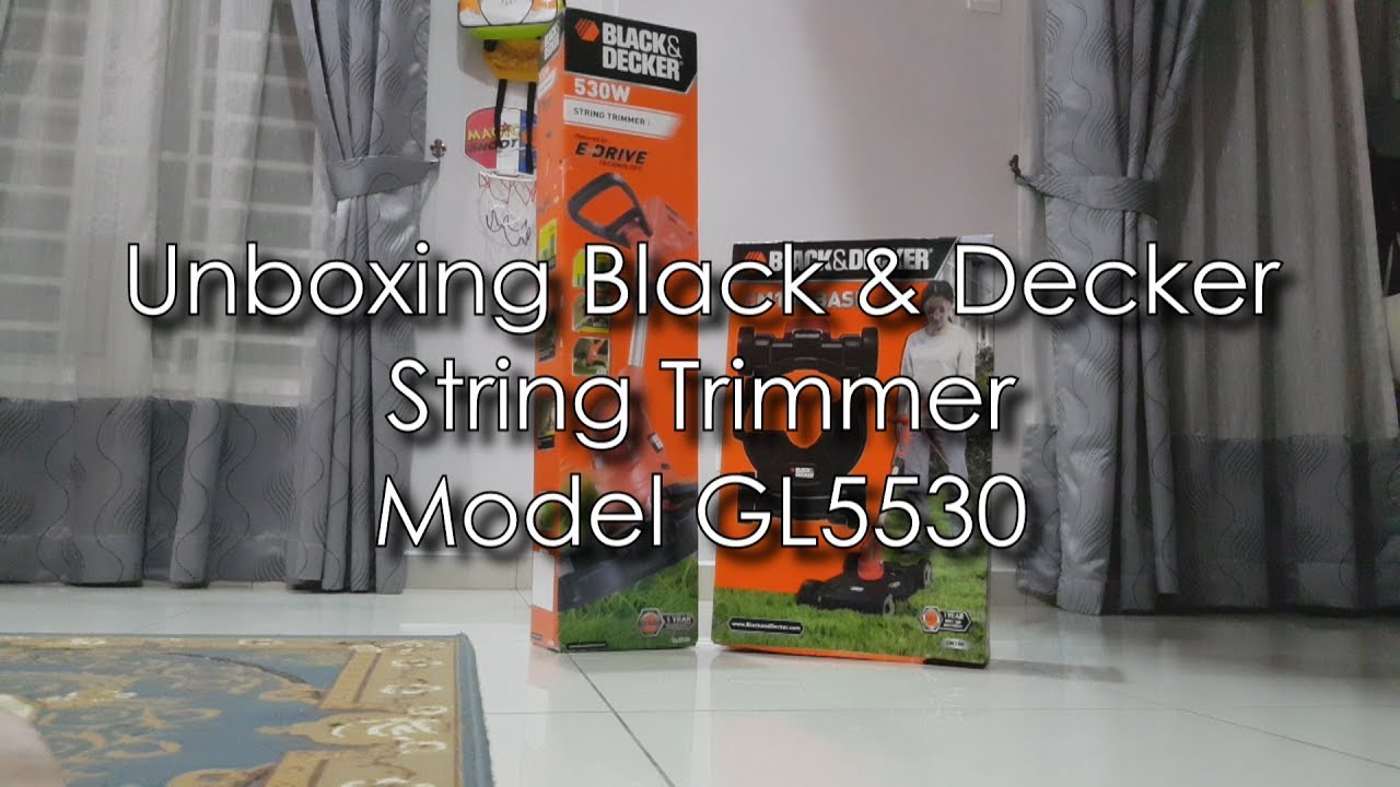 BLACK+DECKER GL5530-B1 STRING TRIMMER LAWN & GARDEN TOOLS BLACK+