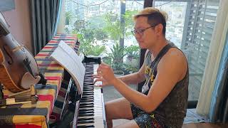 The Beatles - Something - piano interpretation by Johnny Keys Piano @tranhoanghuan