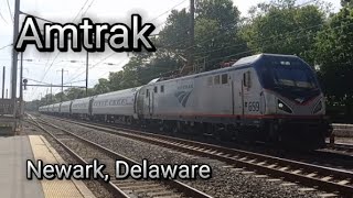 Amtrak Action at Newark, Delaware