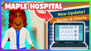 NEW UPDATE Maple Hospital [Doctor and Charts 🥼] | Roblox screenshot 4