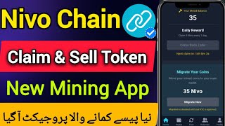 Nivo Chain New Mining App || Token Buying & Selling Start Nivo Chain Joining Process  screenshot 4