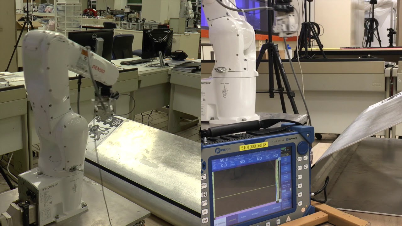 Eureka Robotics | Robotic ultrasonic inspection - YouTube