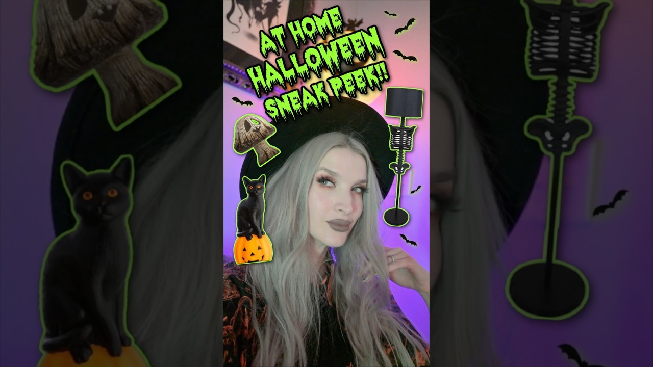New Halloween sneak peeks from @AtHomeR@AtHomeRetailloweendecor #halloween #codeorange