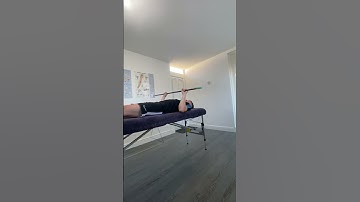 Supine Shoulder Flexion with Dowel (Level 1)