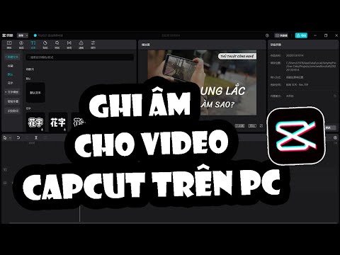 Ghi âm trong Capcut trên máy tính (PC) I Thủ Thuật Công Nghệ Đơn Giản