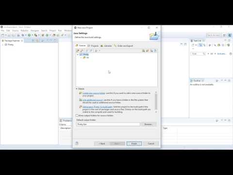 Creating Java project file