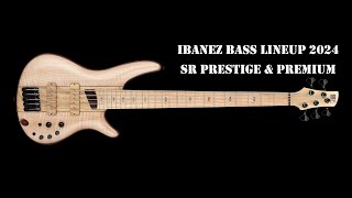 Ibanez Bass Lineup 2024 SR Prestige & Premium #basicallybassguitar #ibanez #ibanezbass