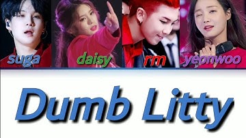 How would momoland and bts (main rappers) sing dump litty (colour Coded) Lyrics