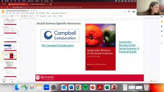 Workshop: So You're Writing a Social Science Systematic Review screenshot 3