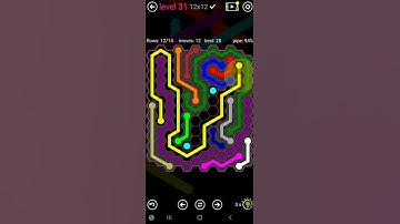 How To Solve Flow Free Hexes 12x12 Mania Level 31 Board Walk Through Solution Walkthrough