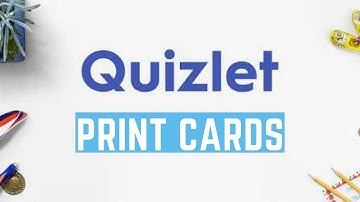 Print Quizlet Cards